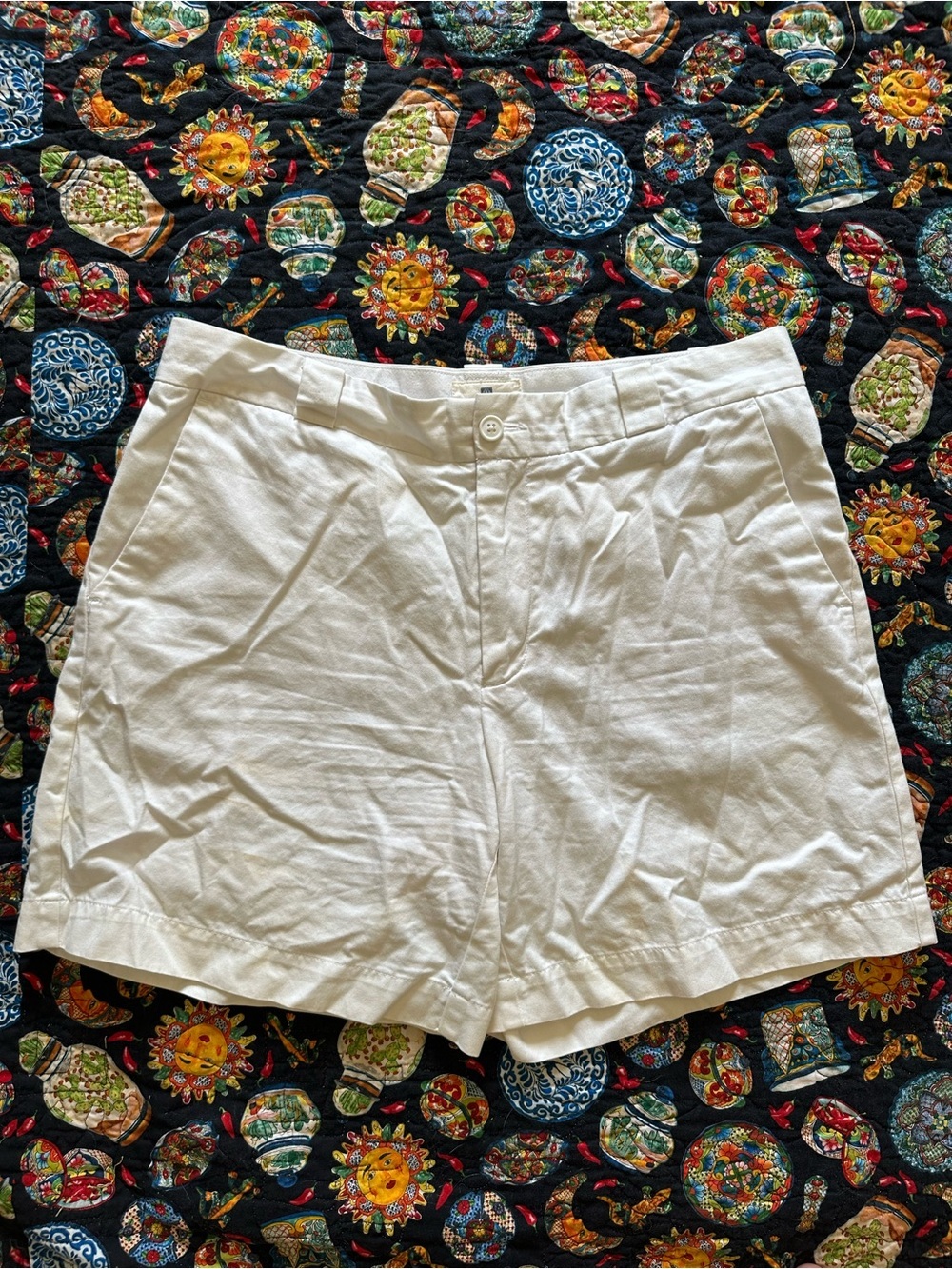 GAP Khakis White Cotton Shorts